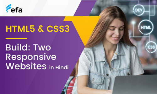 HTML5 & CSS3 Build: Two Responsive Websites in Hindi